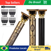MAQUINA PROFISSIONAL DE CORTAR CABELO E APARAR BARBA - Sem Fio Portátil