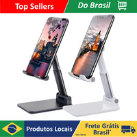 SUPORTE PARA CELULAR E TABLET DOBRAVEL PORTATIO AJUSTAVEL APOIO MESA