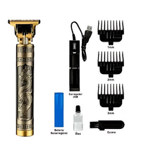 MAQUINA PROFISSIONAL DE CORTAR CABELO E APARAR BARBA - Sem Fio Portátil