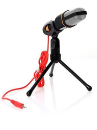 MICROFONE PROFISSIONAL DE 3,5 MM PARA GRAVAÇÃO DE VIDEOS E LIVES + COM SUPORTE TRÍPE